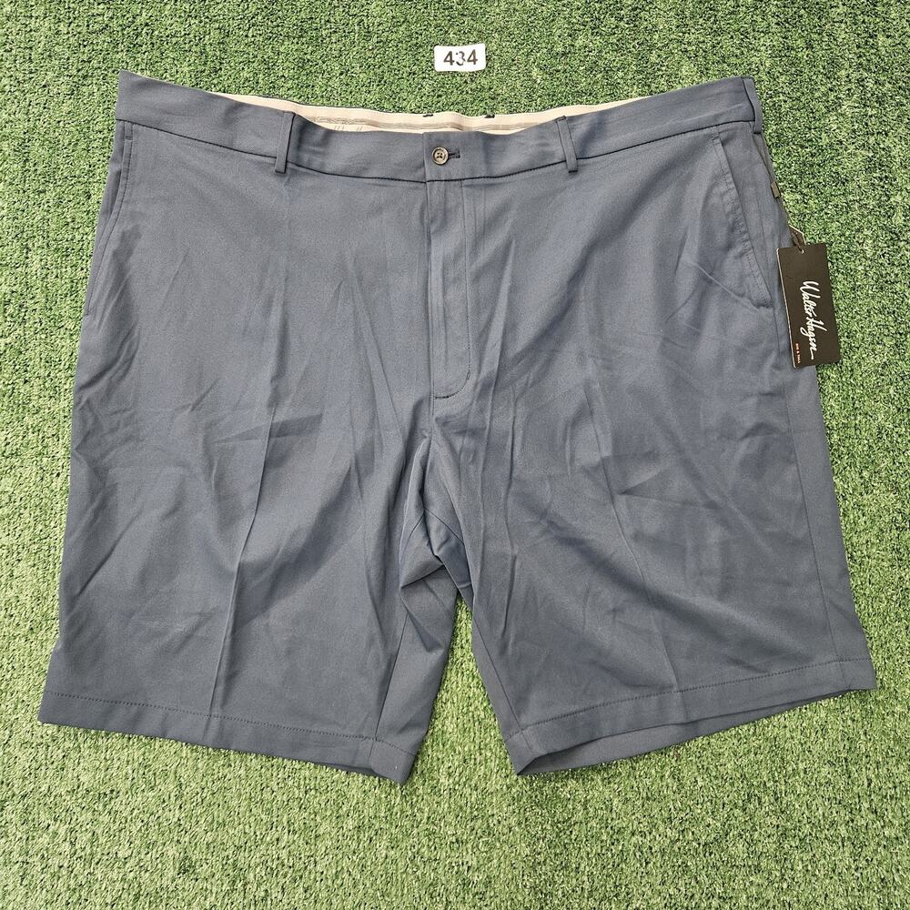 Men's Walter Hagen Big & Tall Perfect 11 Collection Flat Front Golf Shorts 48W